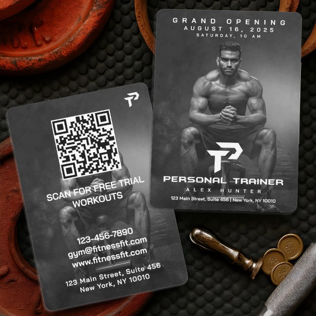 Personal Trainer Gym Fitness Personalised Invitation (Creator Uploaded)
