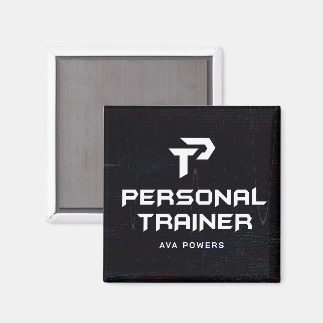 Personal Trainer Gym Fitness Personalised Magnet (Front/Back)