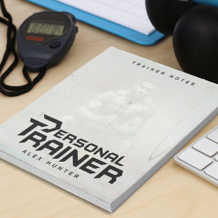 Personal Trainer Gym Fitness Personalised Notepad