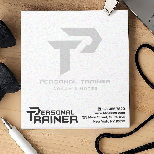 Personal Trainer Gym Fitness Personalised Notepad (Creator Uploaded)