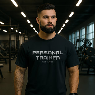 Personal Trainer Gym Fitness Personalised T-Shirt