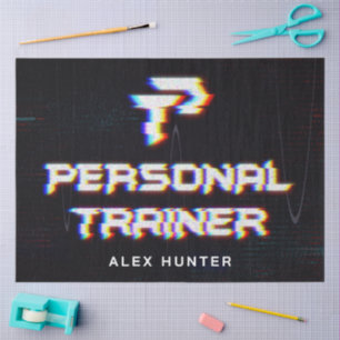 Personal Trainer Gym Fitness Personalised Tissue Paper