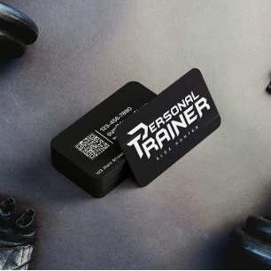 Personal Trainer Gym Fitness Personalized (2 SIDE) Business Card