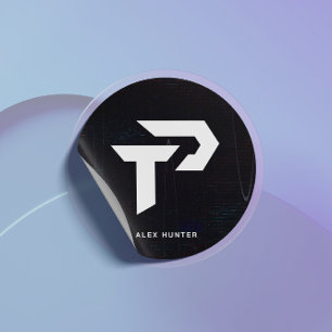 Personal Trainer Gym Fitness Personalized Classic Round Sticker