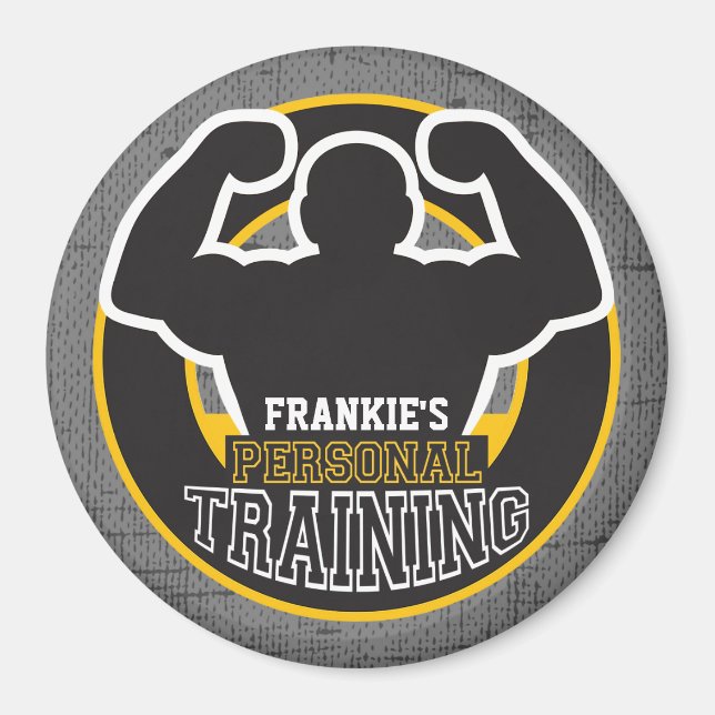Personal Trainer GYM Power Training Fitness Custom Magnet (Front)