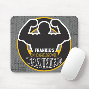 Personal Trainer GYM Power Training Fitness Custom Mouse Mat