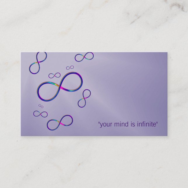 Personal Trainer | Infinity Business Card (Front)