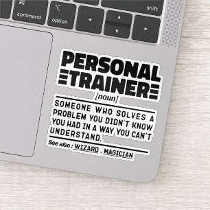 Personal Trainer Noun Certified Coach Humour Quote