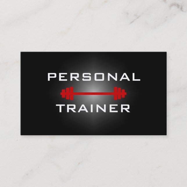 Personal Trainer or Fitness Centre Business Card (Front)