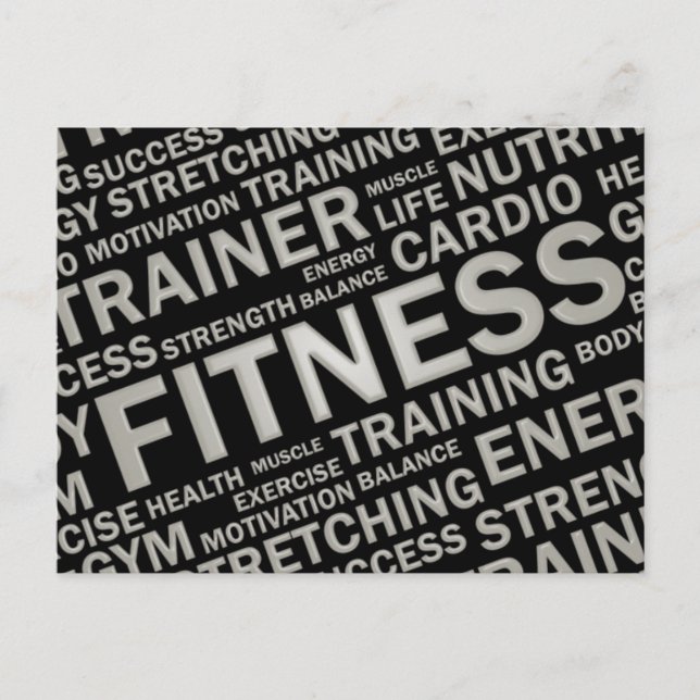 Personal Trainer or Fitness Centre Post Card (Front)