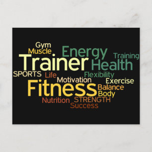 Personal Trainer or Fitness Centre Post Card