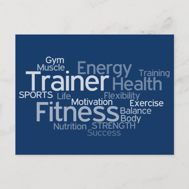 Personal Trainer or Fitness Centre Post Card (Front)