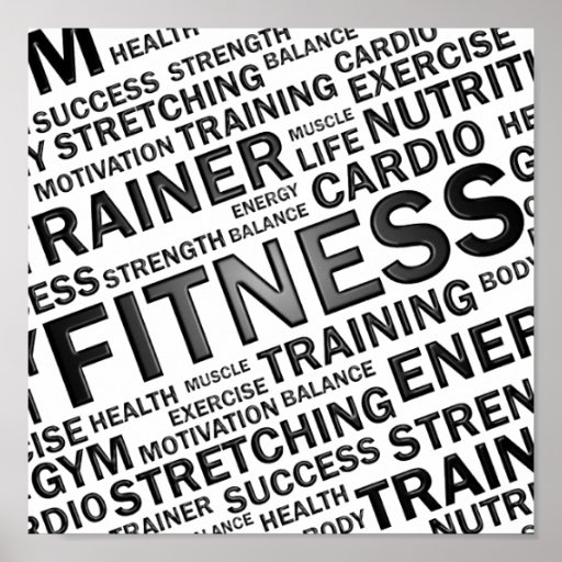 Personal Trainer or Fitness Centre Poster | Zazzle.co.uk