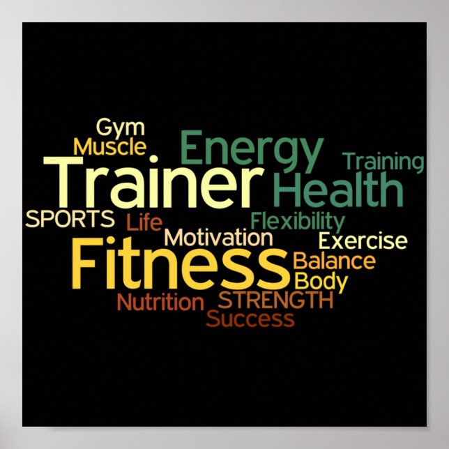Personal Trainer or Fitness Centre Poster (Front)