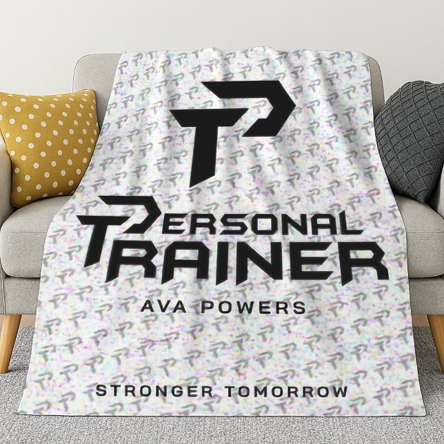 Personal Trainer Personalised Fleece Blanket (Creator Uploaded)
