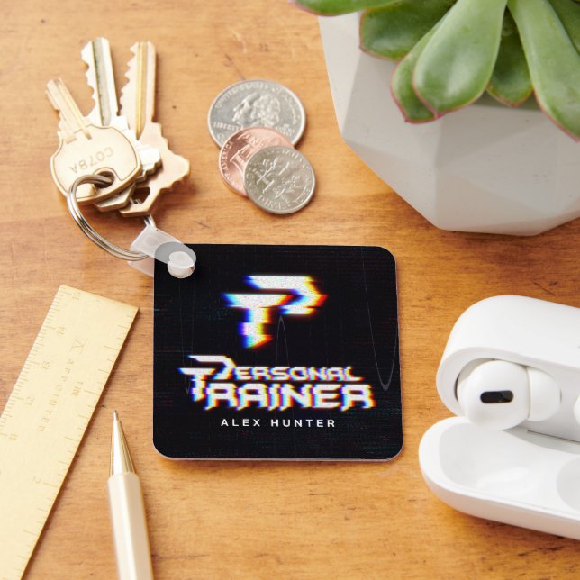 Personal Trainer Personalised Key Ring (Desk)