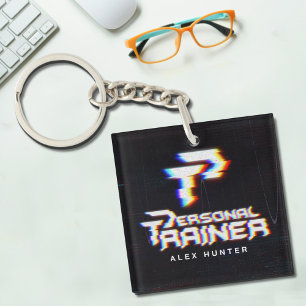 Personal Trainer Personalised Key Ring