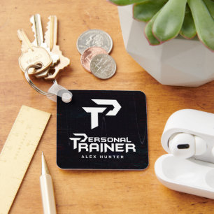 Personal Trainer Personalised Key Ring