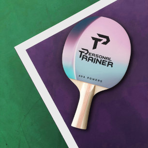 Personal Trainer Personalised Ping Pong Paddle