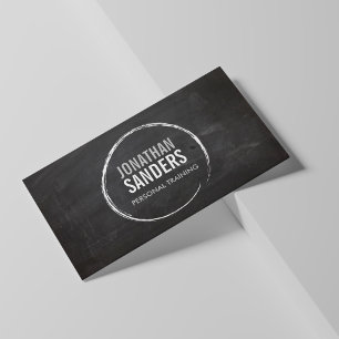 PERSONAL TRAINER SKETCH LOGO BUSINESS CARD