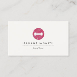 Personal Trainer Sparkling Logo Loyalty Card