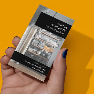 Personal Trainer Training Fitness Coach Workout  Business Card