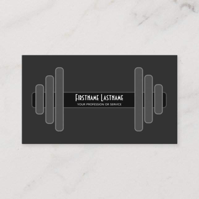 Personal training and fitness coaching experts business card (Front)