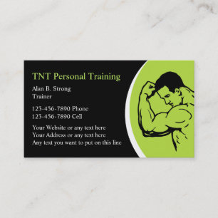 Personal Training Business Cards