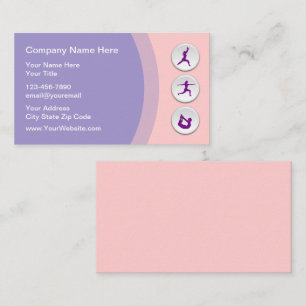Personal Training Fitness Coach Business Card