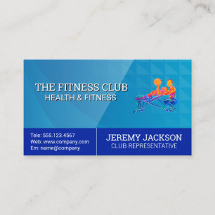 Personal Training Session Fitness Business Card
