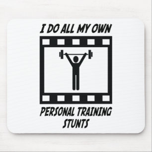 Personal Training Stunts Mouse Mat