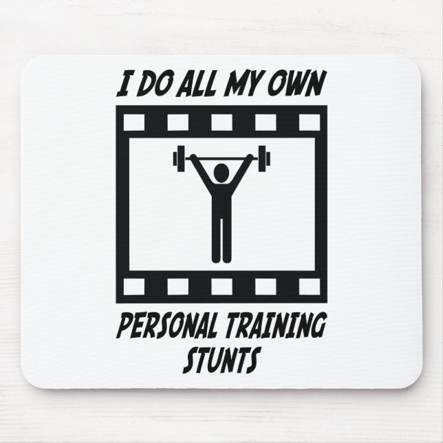 Personal Training Stunts Mouse Mat (Front)