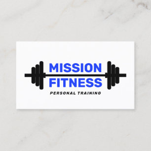 Personal Training Trainer  Bodybuilder Business Card