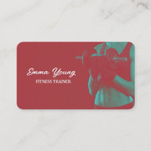 Personal Ttrainer Fitness Business Card