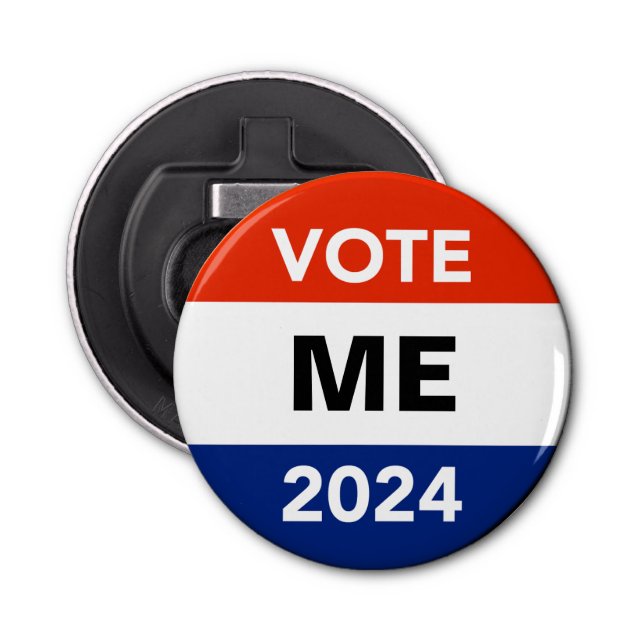 Personal Vote 2024 Presidential Election Campaign Bottle Opener (Front)