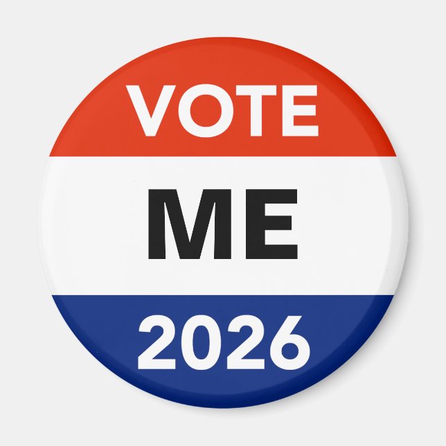 Personal Vote 2026 Midterm Election Campaign Magnet (Front)