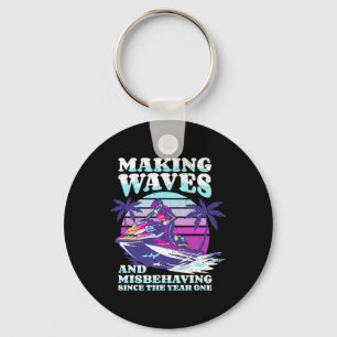 Personal Watercraft Rider Pwc I Making Waves I Jet Key Ring