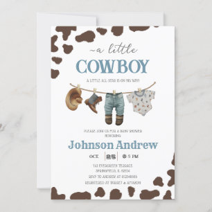Personal Wild West Baby Shower Invitation
