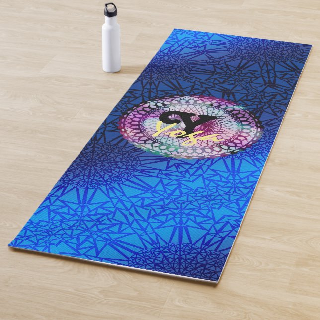 Personal Yoga Zen Water Calm Happy Meditate Yoga Mat (In Situ)