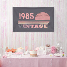 Personaliazed forty vintage 40th birthday party