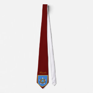 Personaliazed Somalia Flag Coat Arm Tie
