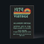 Personaliazed vintage 50th birthday gifts invitation<br><div class="desc">You can add some originality to your wardrobe collection with this vintage classic birthday graphic design with awesome typography font lettering, It is a great gift for men, women, husbands, wife, girlfriend, and a boyfriend who will love this one-of-a-kind artwork. Amazing and funny holiday present for your happy birthday party....</div>