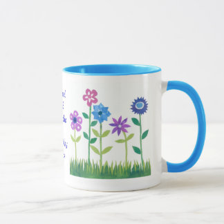 Personalisable 'Flower Power' Wedding Mug