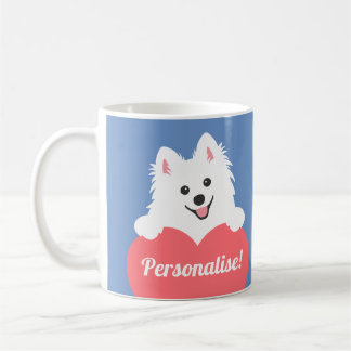 Personalisable Loving Japanese Spirz Dog Coffee Mug