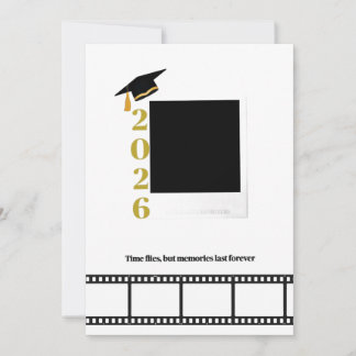 Personalisable photo graduation Card