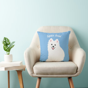 Personalisable Spitz Seat Dog Cushion