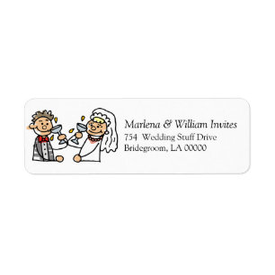 Personalisable Wedding Invitations Label