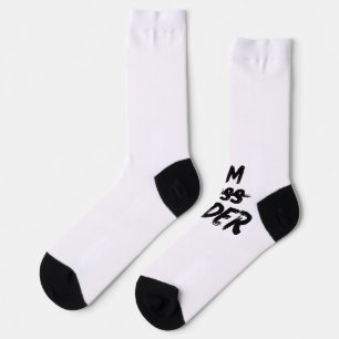 Personalisation premium sock  iam leader not boos