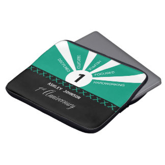 Personalise, 1st Year Employee Anniversary Laptop Sleeve