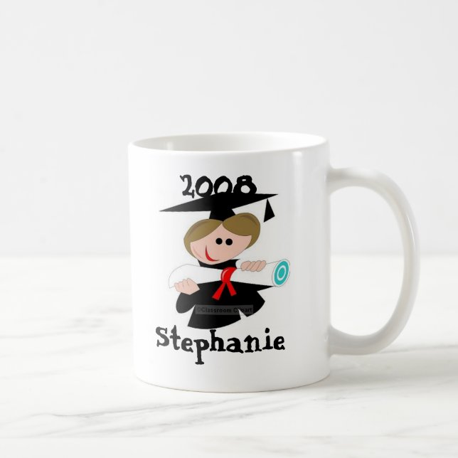 Personalise 2008 Graduation Mug (Right)